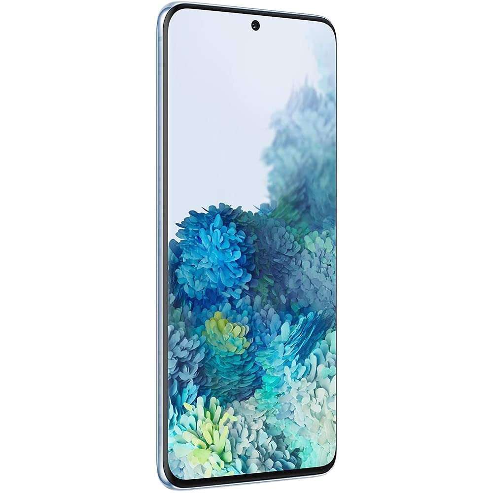 SAMSUNG Galaxy S20 5G (128GB, 12GB) 6.2" 120Hz AMOLED, Snapdragon 865, Canada 5G Only/Global 4G LTE (GSM + CDMA) Unlocked (AT&T, Verizon, T-Mobile, Metro) International Model SM-G981W (Cloud Blue) 6