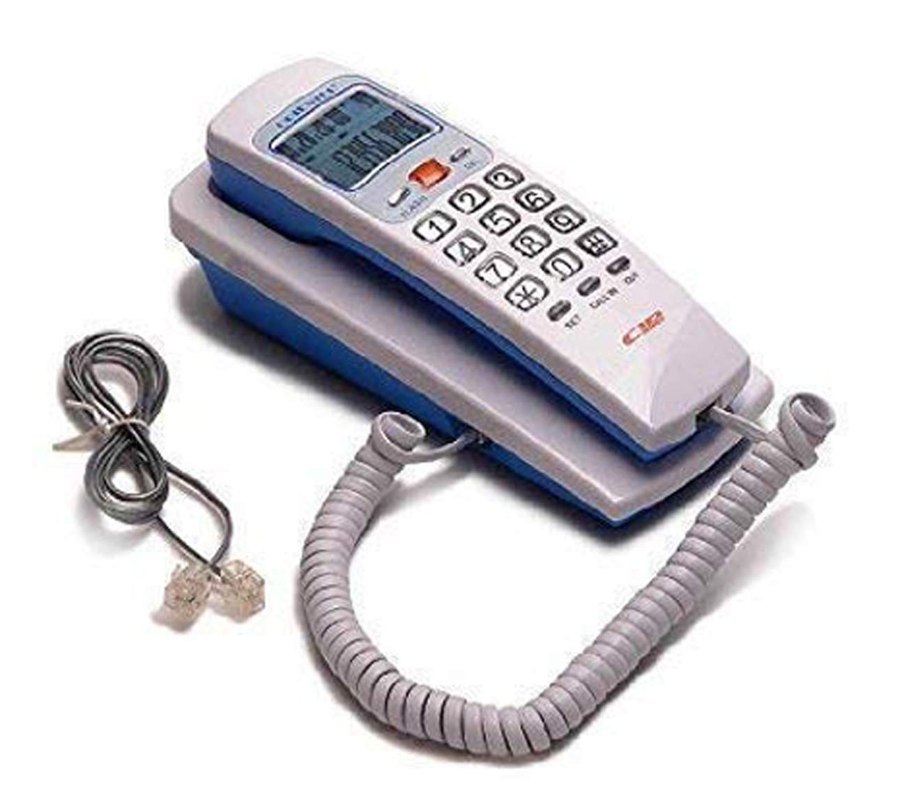 PAVLAX Multipurpose Wall Mounted and Desktop Corded Telephone Landline Caller ID Telephone For Home Office Hotel (Multi Color) (KX-T555 CID) 3