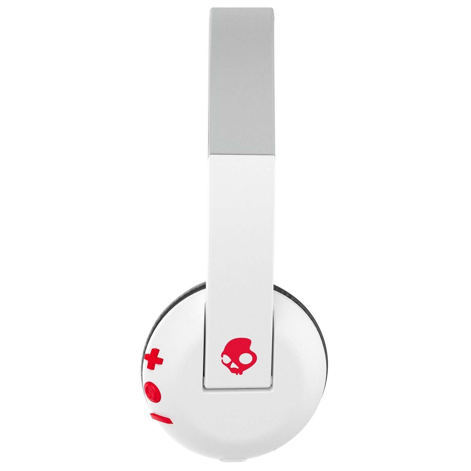 Skullcandy Uproar Wireless On-Ear Headphone with Mic (White/Grey/Red) 2