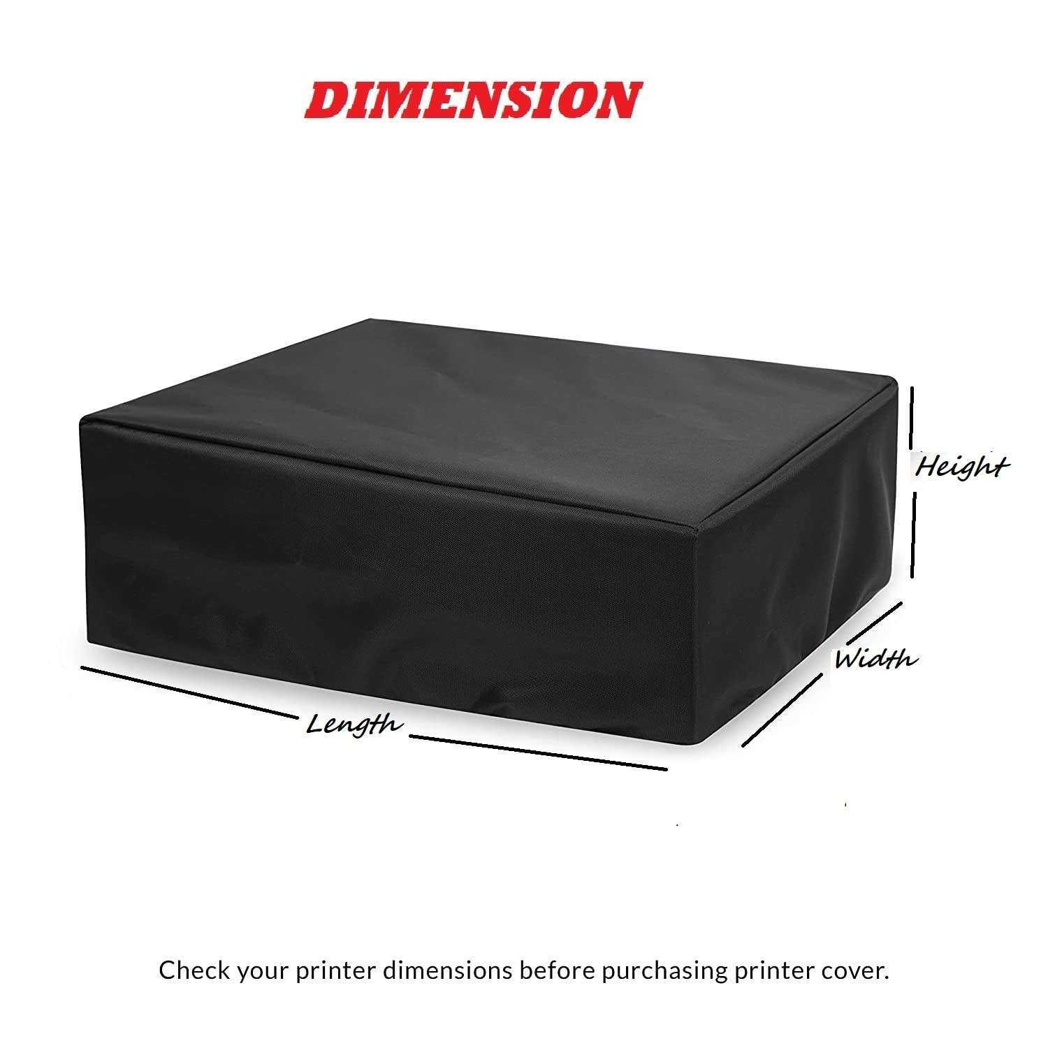 CRAFTIFYR Printer Covers Compatible for HP LaserJet Enterprise M806x+ Printer Black 4