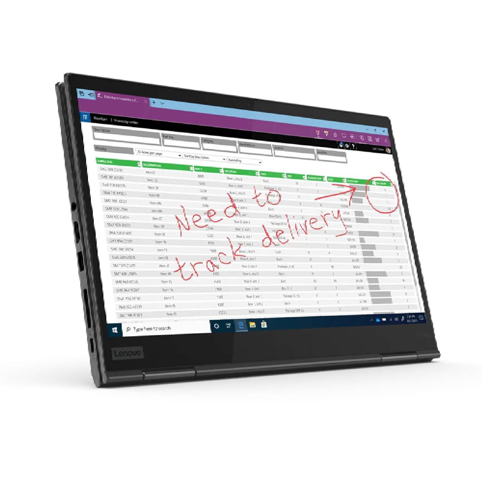 Lenovo ThinkPad X1 Yoga Gen 5 20UB001FUS 14" Touchscreen 2 in 1 Notebook - 1920 x 1080 - Core i5 i5-10210U - 8 GB RAM - 256 GB SSD - Iron Gray - Windows 10 Pro 64-bit - Intel UHD Graphics - in-pl 1