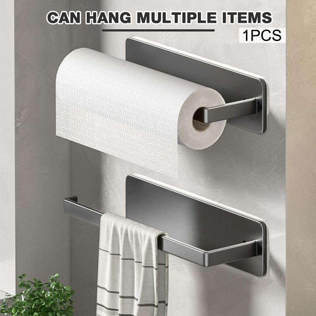Supvox® Tissue Paper Holder - Magnetic Kitchen Tissue Roll Holder Self Adhesive Towel Holders Strong Magnet Tissues Roll Stand & Foil Paper Rack for Kitchen, RV, Oven, Washing Machine 6