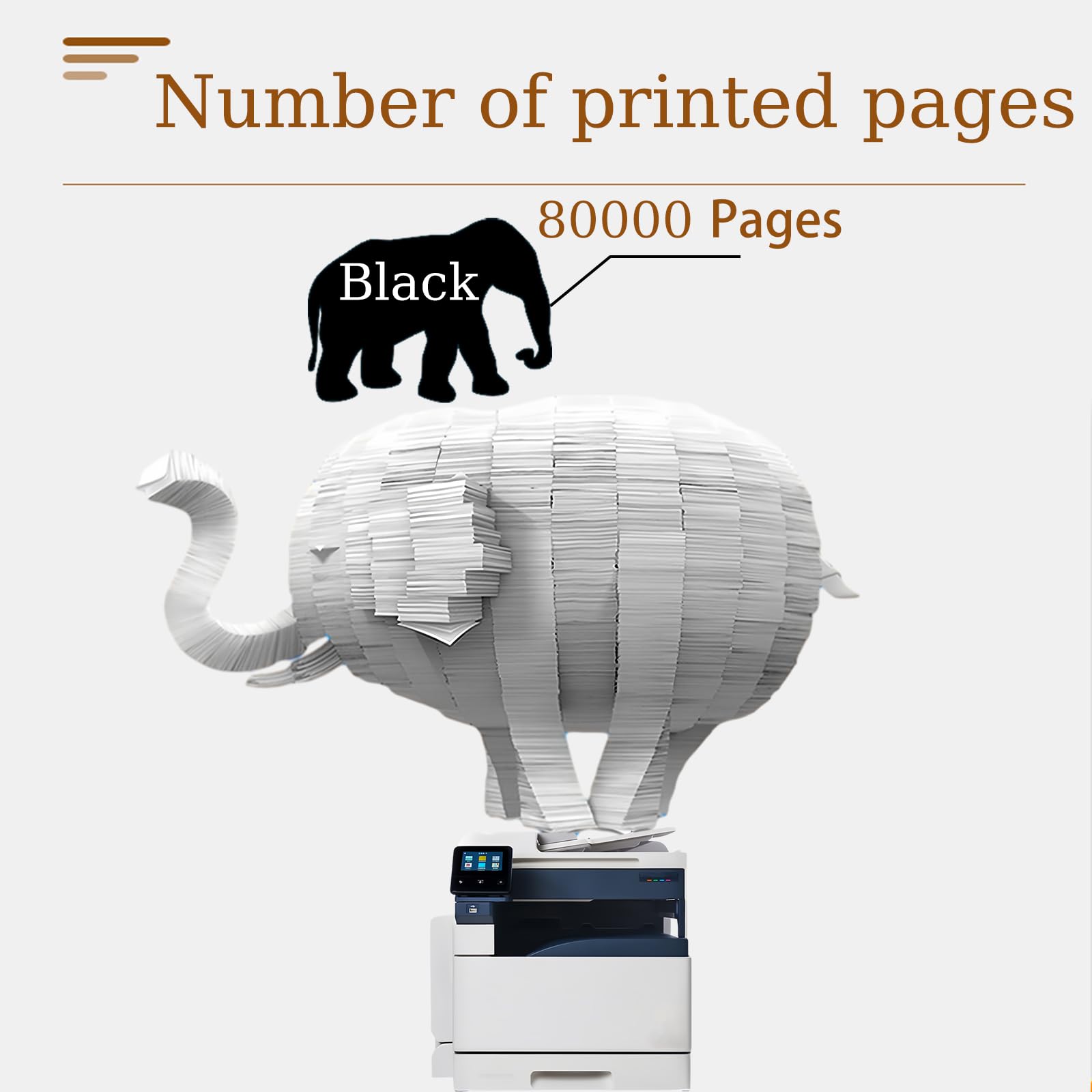 Compatible for Canon imageRUNNER Advance 4525i 4535i 4545i 4551i Advance DX 4725i 4735i 4745i 4751i Printer, GPR-57 Drum Unit High-Yield 80000 Pages, 475C003, Superior Print Clarity (Black 1Pack) 4