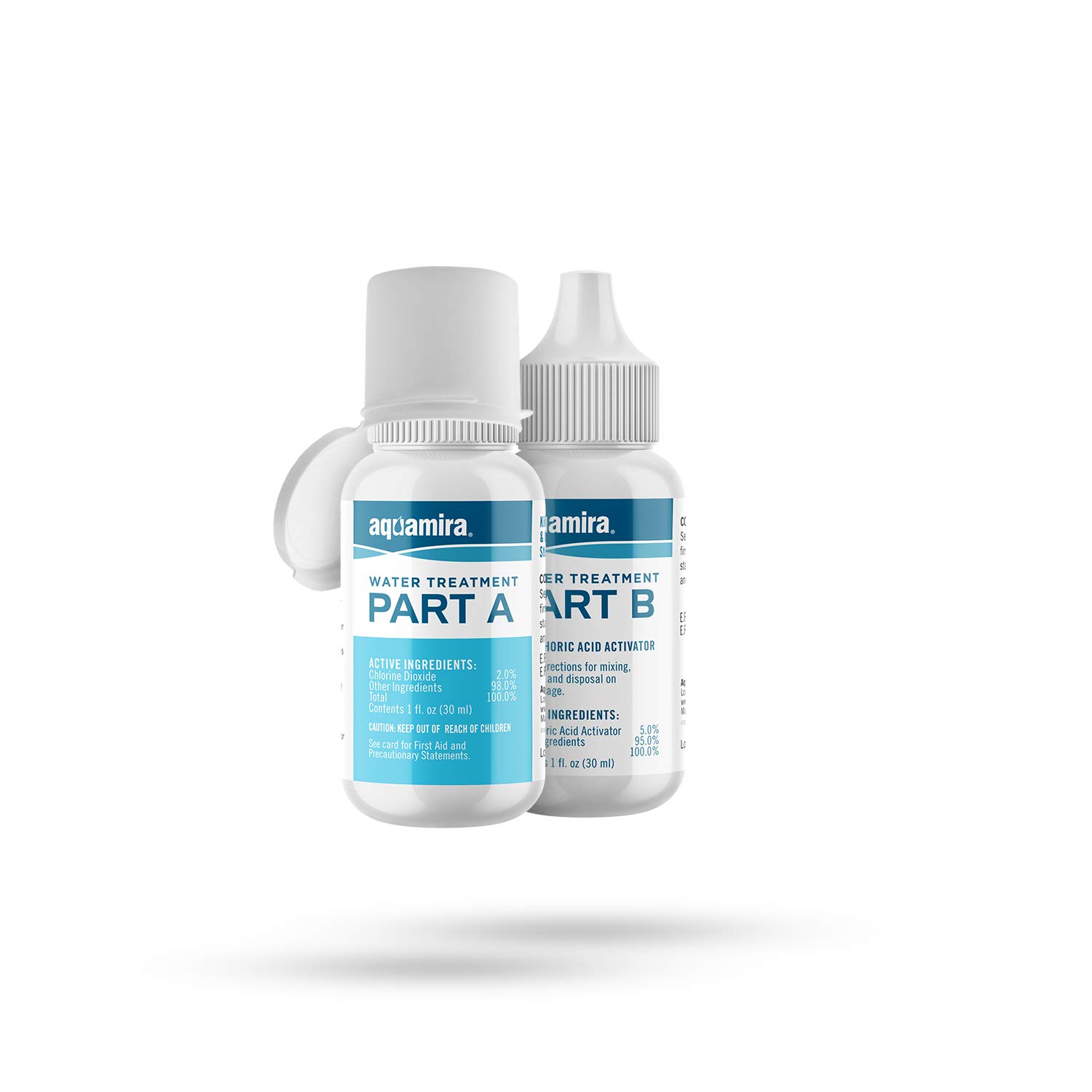 Aquamira - Chlorine Dioxide Water Treatment Two Part Liquid (1 oz Droppers Bottles) 3