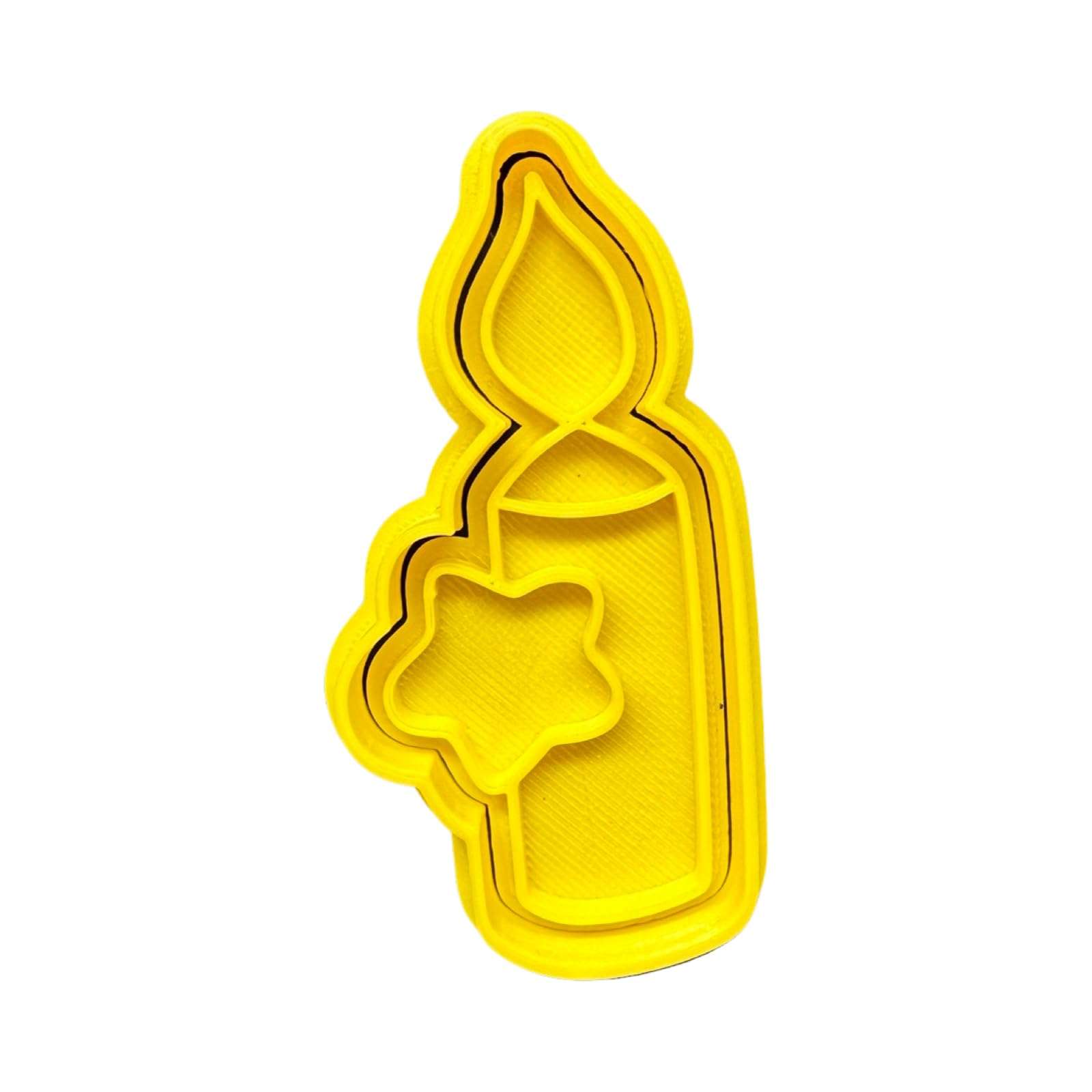 The Cookie Cutter Hub Birthday Candle Cookie Cutter Embosser/Stamp for Cupcakes Fondant Icing Clay Cake Baking Decoration 1