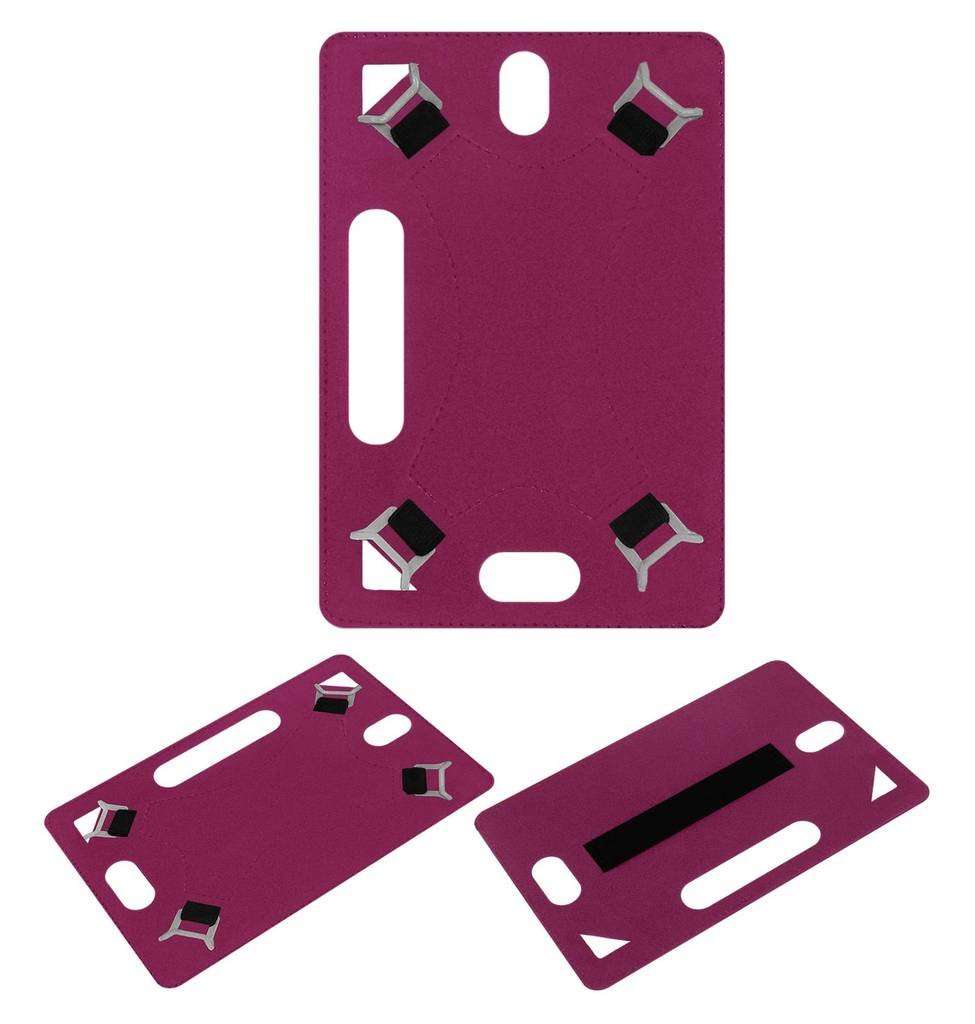 Acm Leather Back Hand Case Compatible with Hp Voicetab 7 Tablet Cover Pink 3