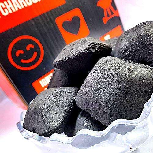 Sparkenzy Premium Barbeque Charcoal briquettes -Low Odor and Long Burning Hour. (6kg) 6