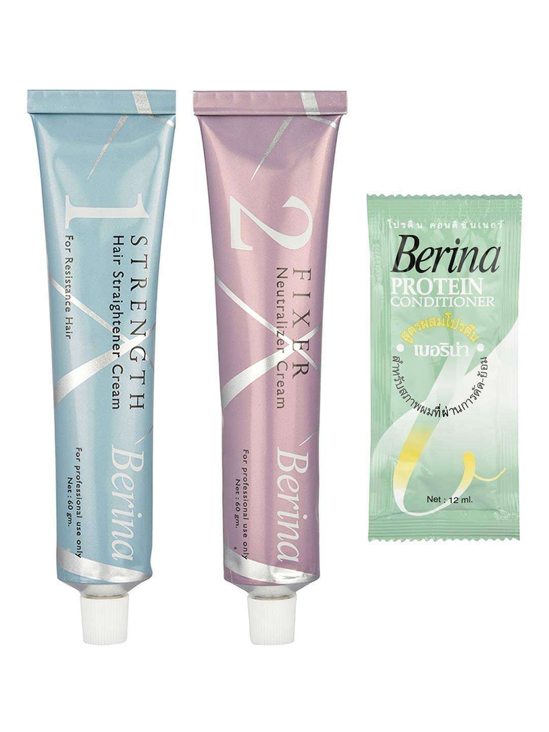 Berina Hair Straightener Cream Professional Salon Hair Straightener with Neutralising Cream | Suitable for All Hair Types | for Both Men & Women (Berina Hair Straightener Cream, 110gm Pack of 3) 5