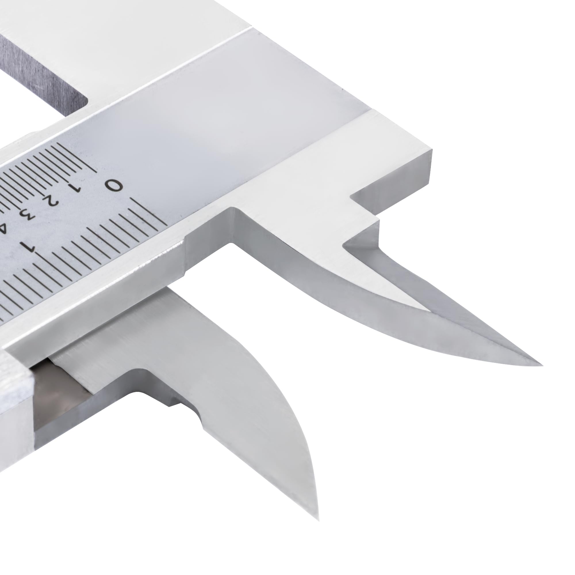 PEC TOOLS 12" / 300mm Vernier Caliper, Precision Stainless Steel Caliper with Fine Adjustment, 0.02mm/0.001" Graduation, 0.03mm Accuracy, for Inside, Outside, Step, and Depth Measuring 4