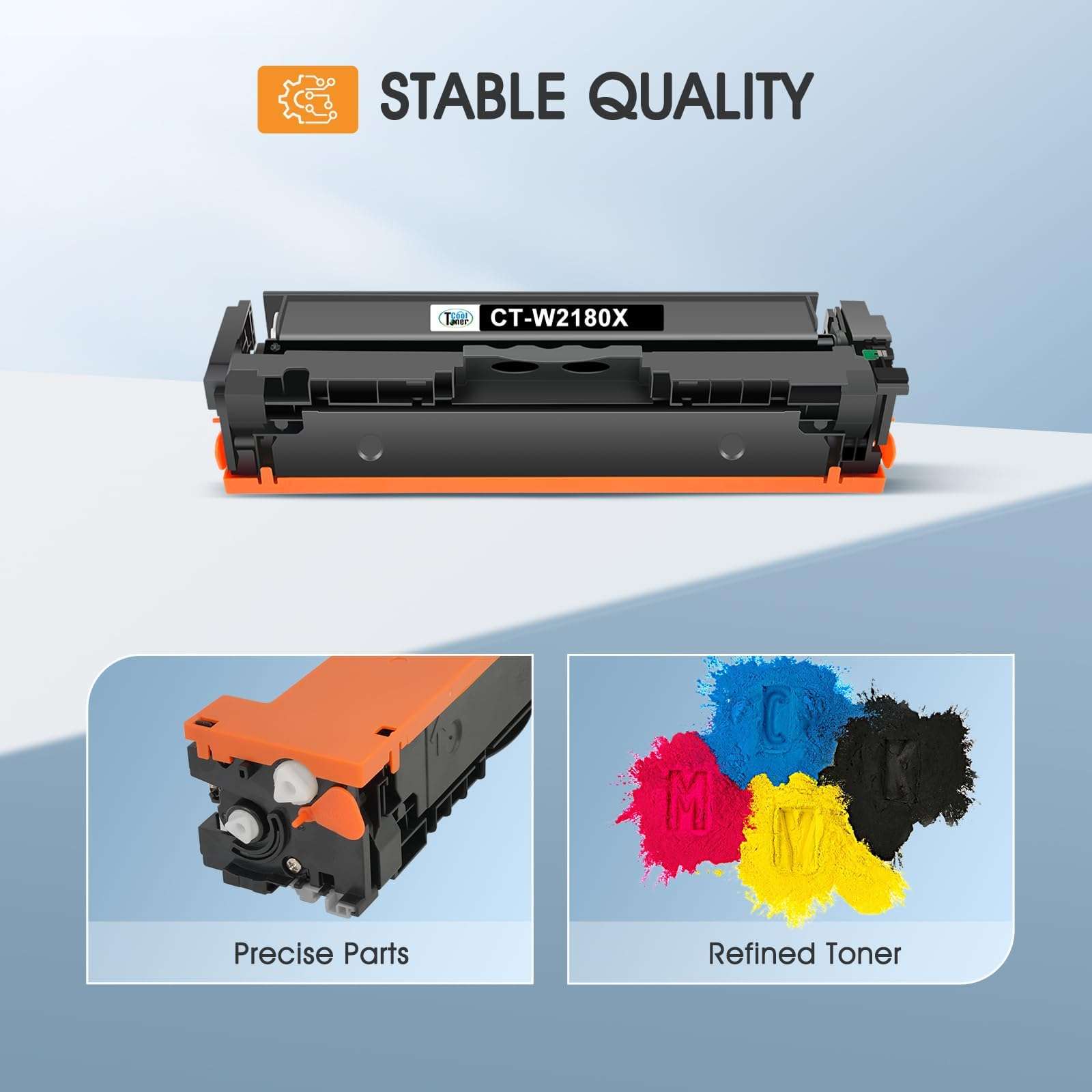 218X Toner Cartridges 4 Pack 3301fdw 3201dw 3301 218A Compatible for HP 218X 218A 218 Color LaserJet Pro MFP 3301cdw 3301sdw Printer Ink Set W2180X High Yield with Chip (Black Cyan Yellow Magenta) 5