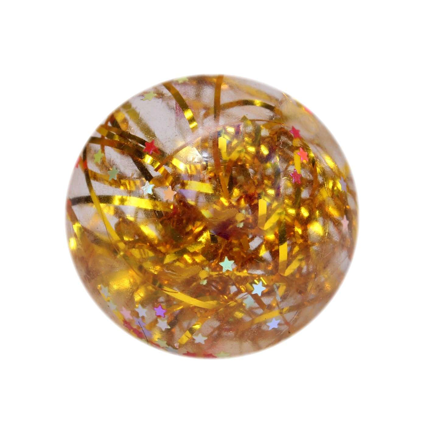 Pelo Set of 2 Squishy Glitter Stress Ball/ Stress Relief Ball/ Squeeze Ball/ Mesh Squishy Ball Relieve Anti-Stress Anti Anxiety for Kids and Adults Pack of 1 4