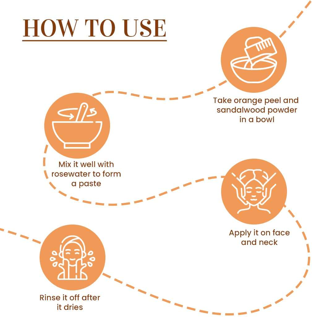 Ayurtatvam Natural Sandalwood-Chandan Powder- 100g for Skin Whitening Face Mask 5