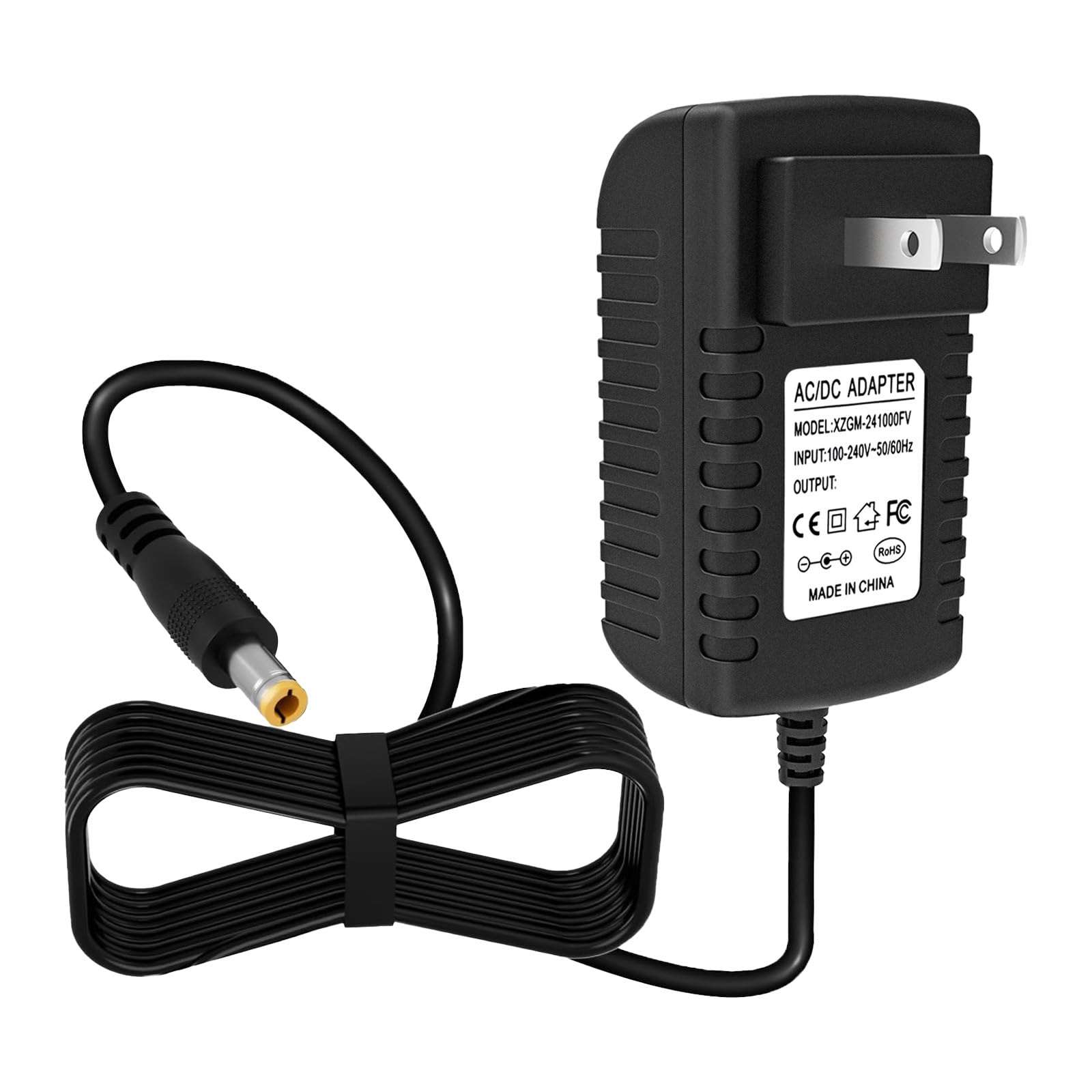 24V Power Cord for Hypervolt Massage Gun, for Hypervolt HPI5300000100 53000 001-00 Charger, Compatible with Hyperice 42000 038-00 Battery Adapter SK03T1-2400100Z Charging Cord 1