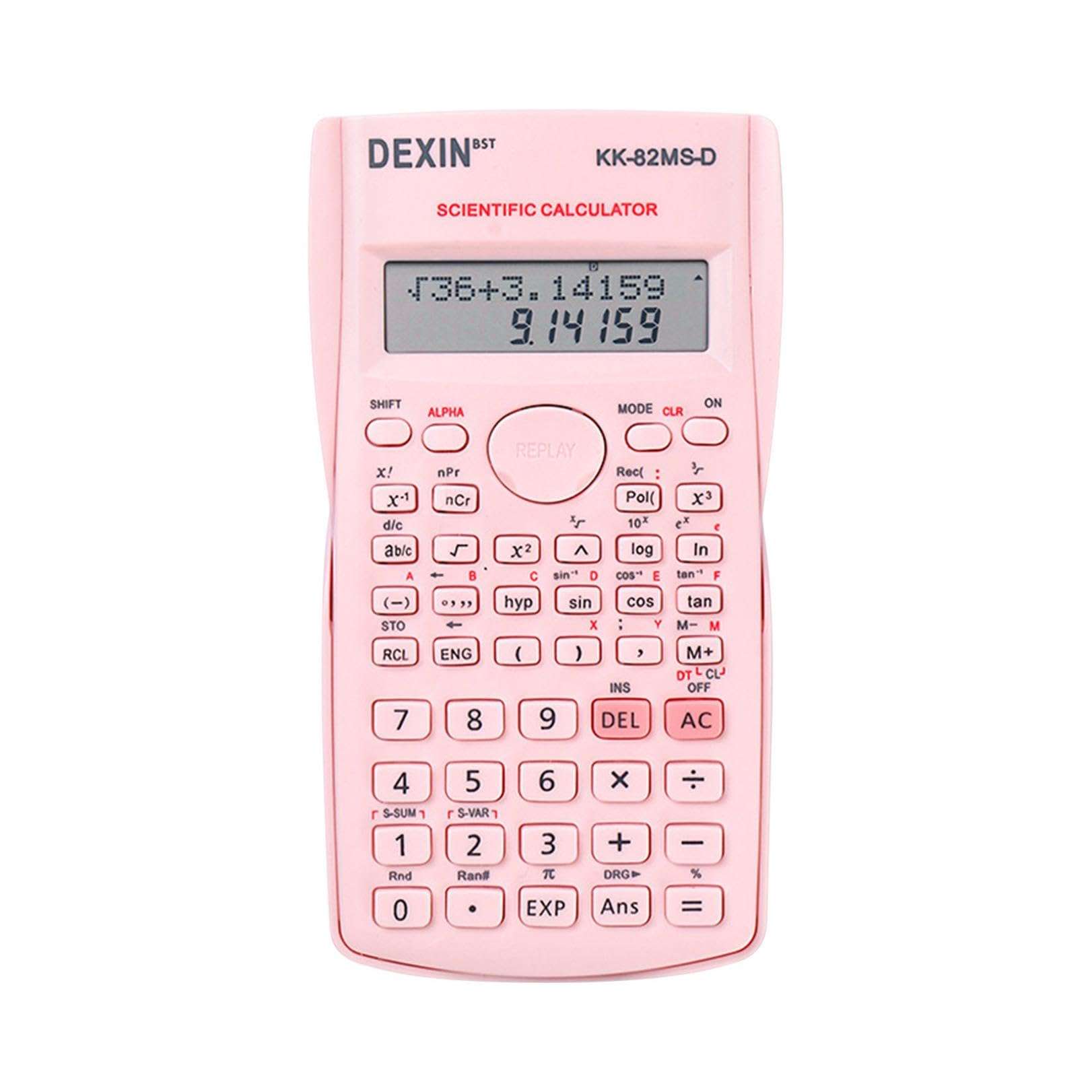 Generic Colorful Scientific Calculator,Scientific Calculator with Cute Design for School and Business (Pink) 1