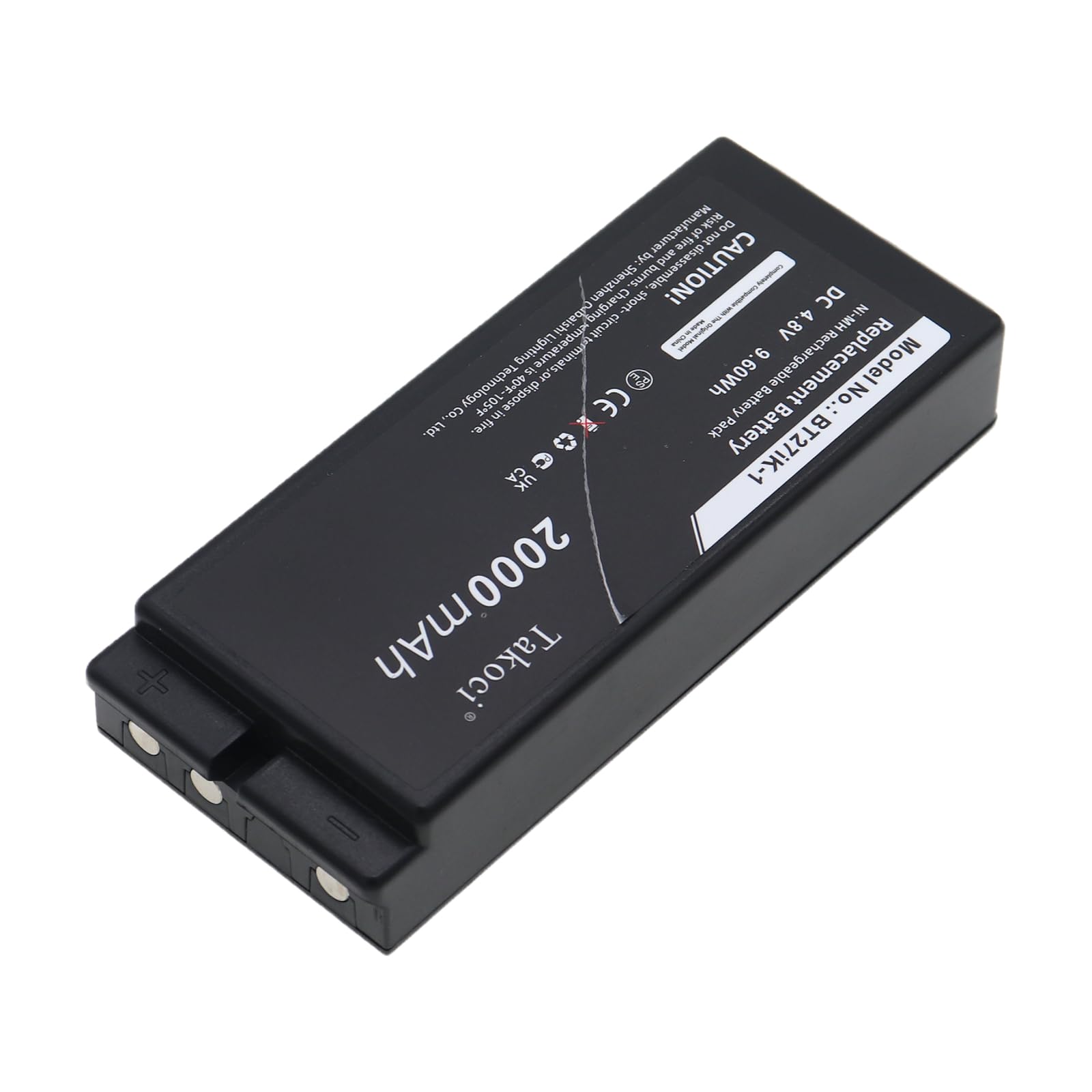 Youejoeq Replacement Battery for IKUSI IK3 transmitters, IK4 T70/3 T70/4 T70/8 TM70/3 TM70/8 Remote Control Transmitter,fits Part No. 2305271, BT24IK 2000mAh / 9.60Wh 5