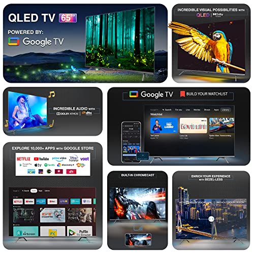 Sansui 165 cm (65 inches) 4K Ultra HD Smart QLED Google TV JSW65GSQLED (Black) 2