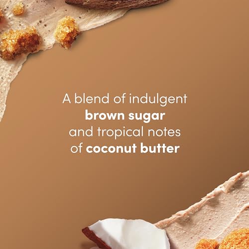 Dove Brown Sugar and Coconut Butter Body Scrub Exfoliates and Deeply Nourishes for Smooth, Radiant Skin 15 oz 3