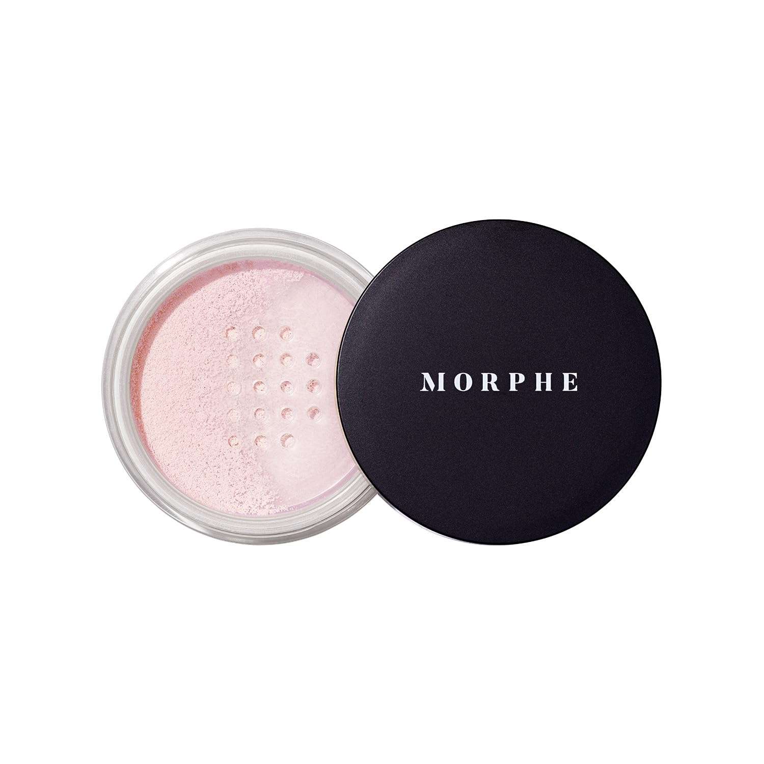 Morphe Bake & Set Setting Powder - Lightweight, Talc-Free Finishing Powder for Face Makeup with a Soft, Natural Finish - Minimizes Shine for Up to 24HR - Brightening Pink (0.31 oz) 1