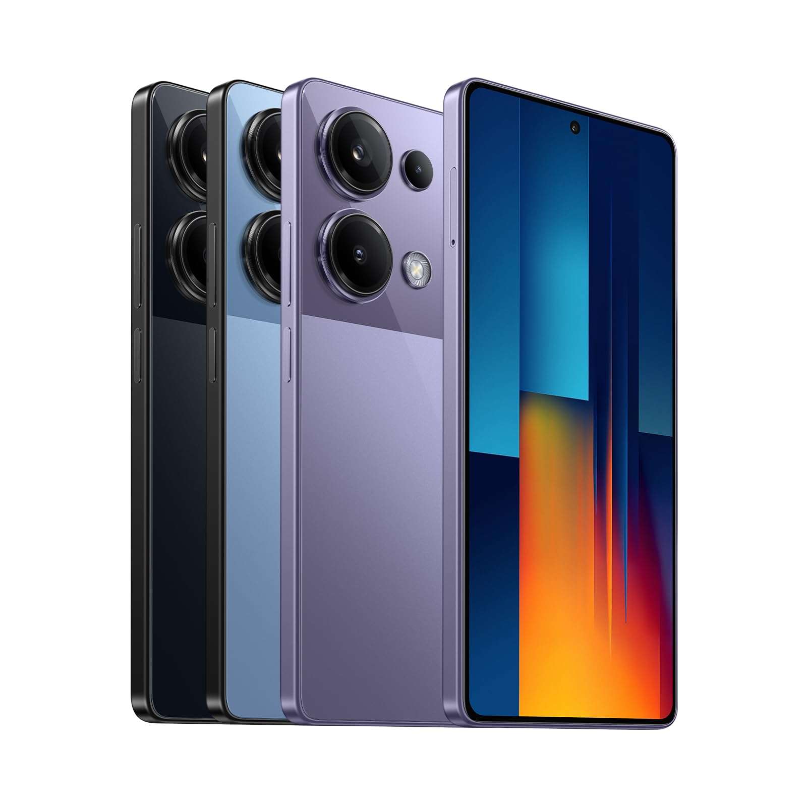 Xiaomi Poco M6 Pro 4G Lte Gsm (512GB + 12GB) 64Mp Triple Camera 6.67" Octa Core (Tmobile Mint Tello Global) Unlocked (Blue Global ROM) 3