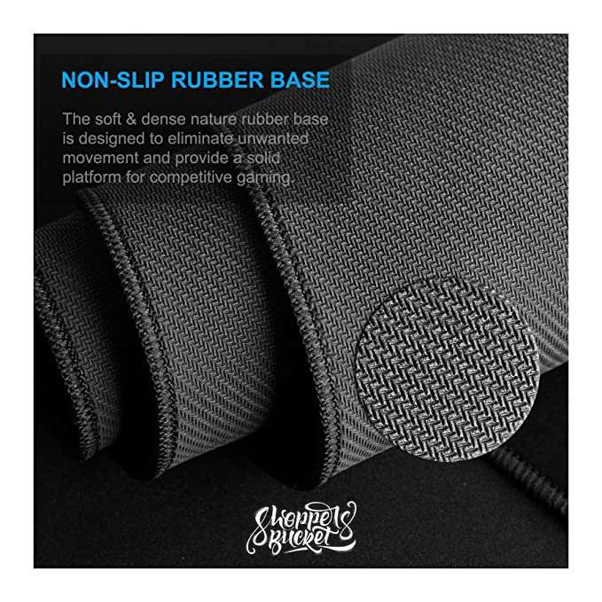 Shoppers Bucket R2 Tea2 Rectangle Anti-Skid Gaming Mouse Pad for Laptops Desktop PC Gaming Wireless Mouse 5
