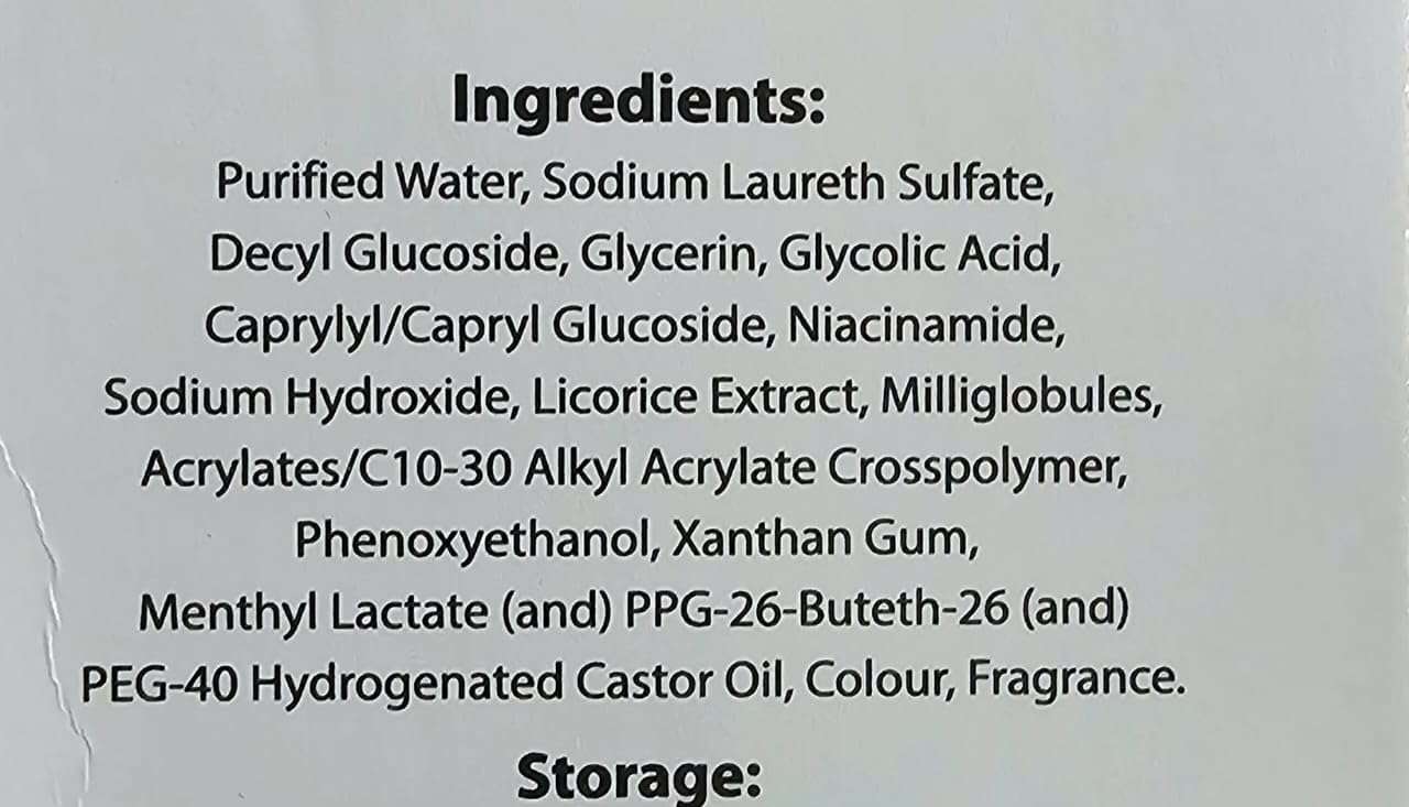 MagiglowFace Wash, 75g, Deep Cleansing with AHA BHA, SLS & Paraben Free 4