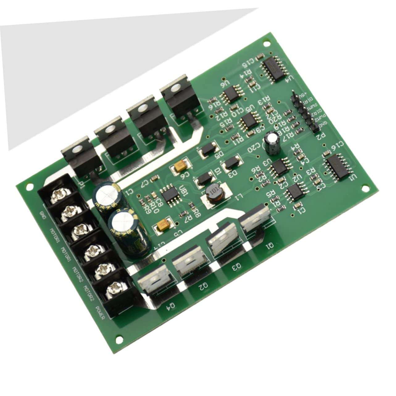 Housoutil Motor Brake H Bridge Circuit H Bridge Motor Driver High Current Hbridge Motor Driver H Bridge Motor Driver Circuit H Bridge Driver Hi-fi High Power Amplifier Board Handtruck 4