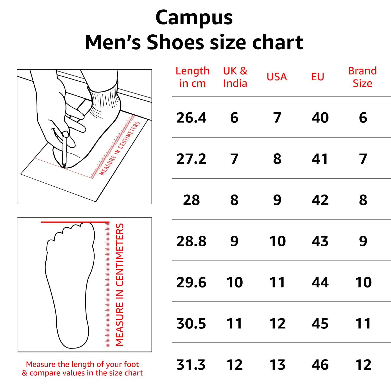 Campus Men's MAGNITE Navy/T.Blue Running Shoes 8-UK/India 6