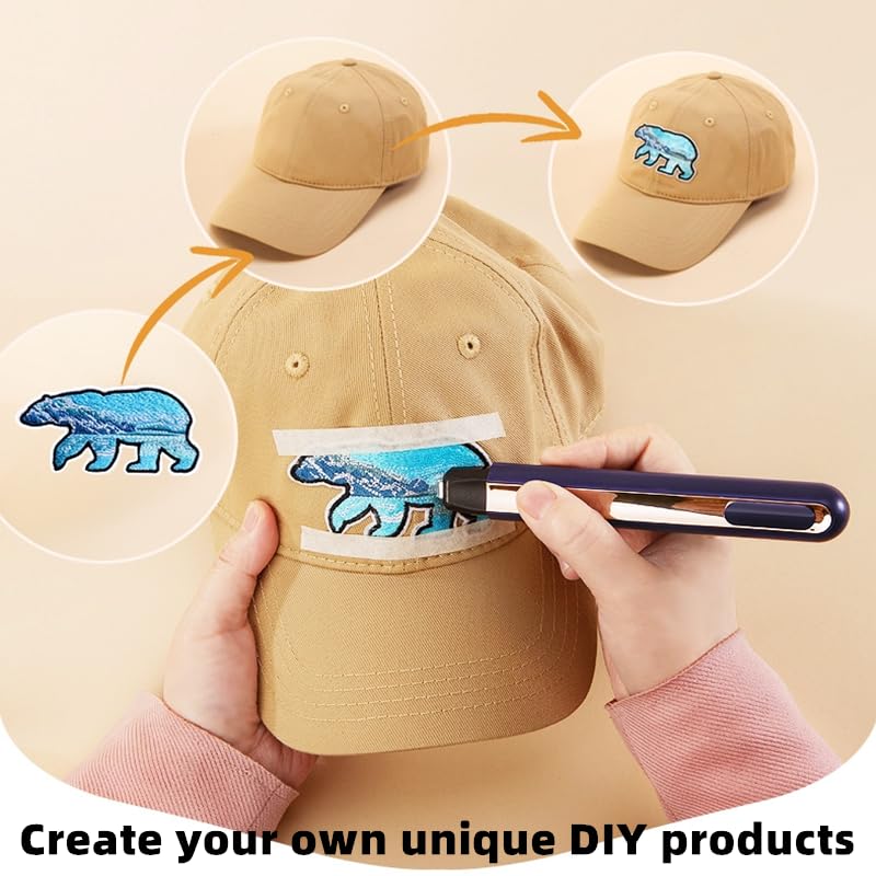 4 in1Mini Heat Press Machines, 3S Fast Heating, erasable Thermal Printing Paper, Food Bag Heat Sealer, Suitable for Clothes and Hats, Thermal Transfer Projects, hot Stamping Paper Drawing and Writing 6