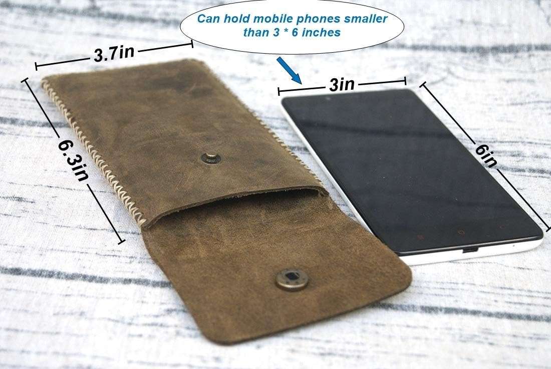 Personalized Custom Handmade Genuine Leather Mobile Phone Cases and Protective Bags 4
