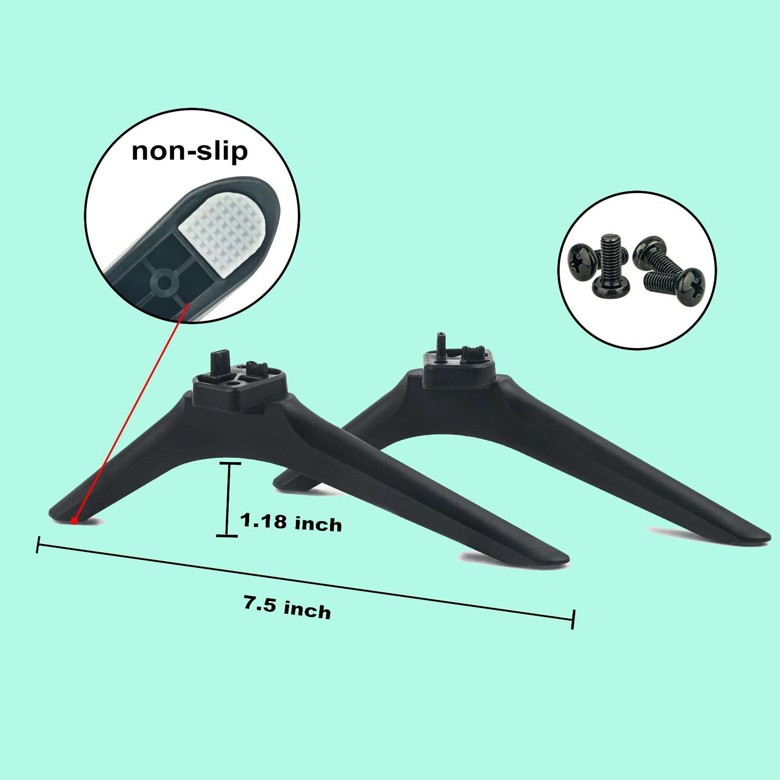 Replacement TV Base Stand, Fit for 4K Hisense R?KU TV (2020) 43H4030F3 4