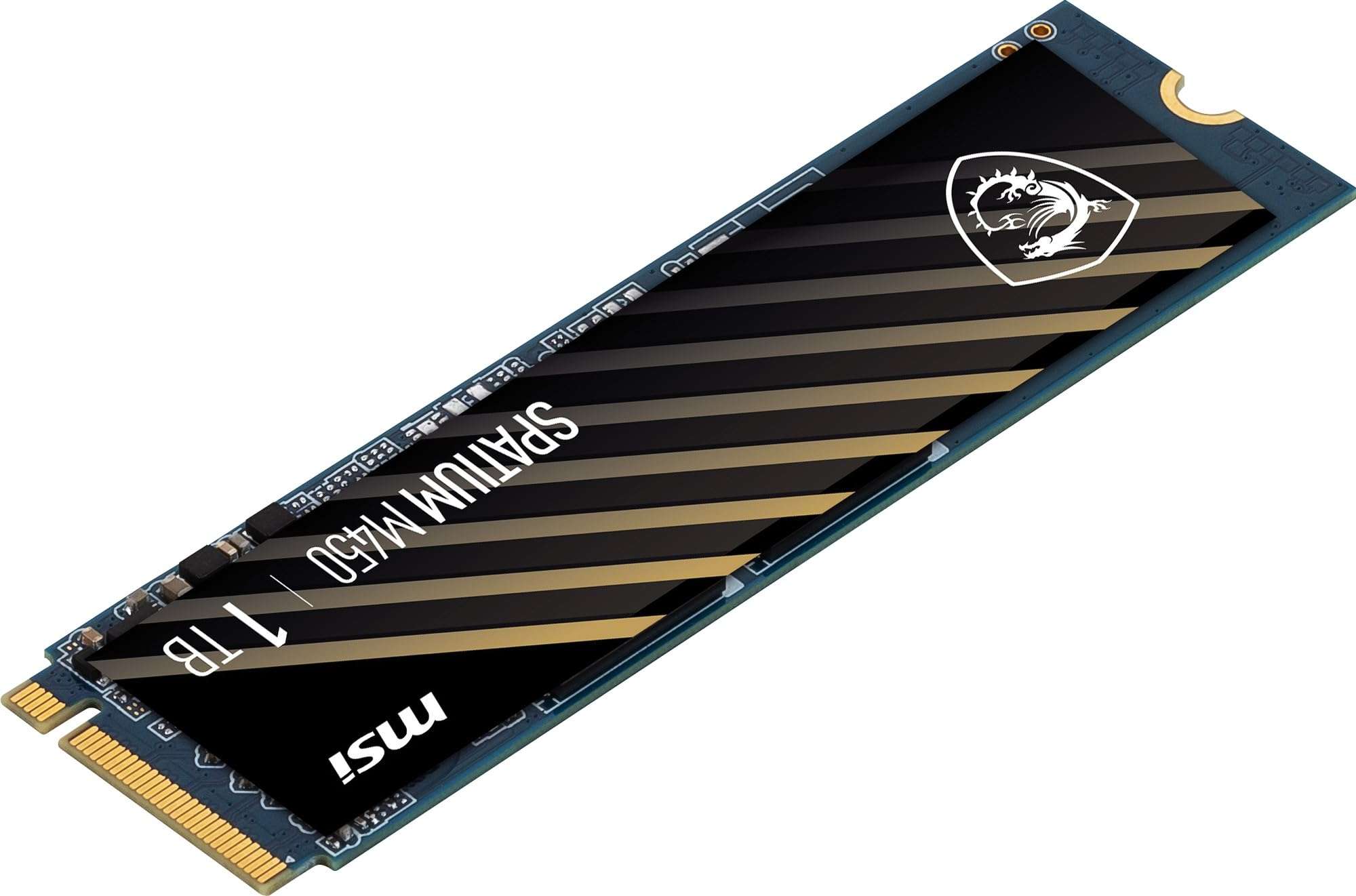 msi SPATIUM M450 PCIe 4.0 NVMe M.2 1TB V1 Internal Gaming SSD up to 3400MB/s 3D NAND 6