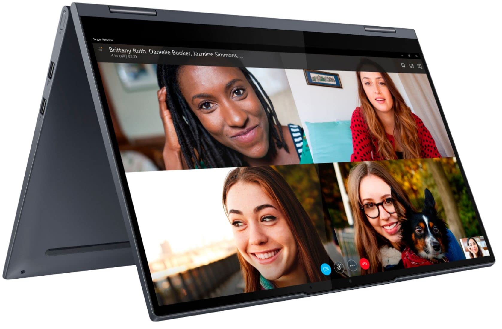 Lenovo Yoga 7i 2-in-1 15.6-inch FHD Touchscreen Premium Laptop PC, Intel Quad-Core i5-1135G7, Intel Iris Xe Graphics, 8GB DDR4 RAM, 256GB SSD, Backlit Keyboard, Windows 11 Home, Gray, TGC Accessories 1