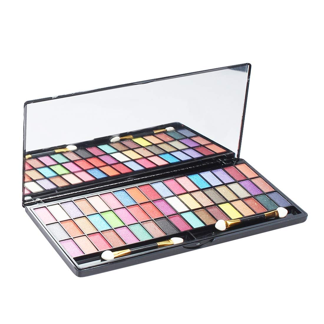 Angelie 51 Shade Eyeshadow Palette With Pink 10Pcs Makeup Brush 3