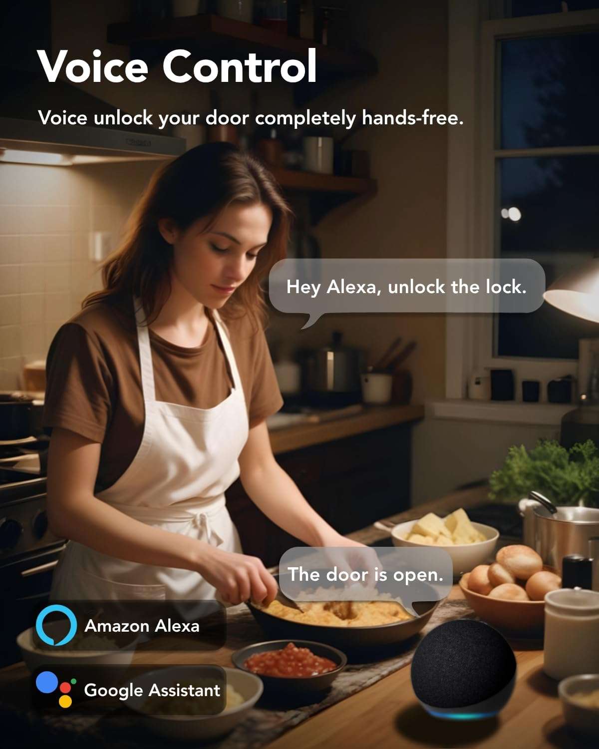 Devo G1 Video Smart Lock with Camera & Doorbell, 6-in-1 Fingerprint Keyless Entry Door Lock for Front Door, App Remote, Auto Locks, Wi-Fi Smart Deadbolt, Easy Install, Waterproof, Black 5