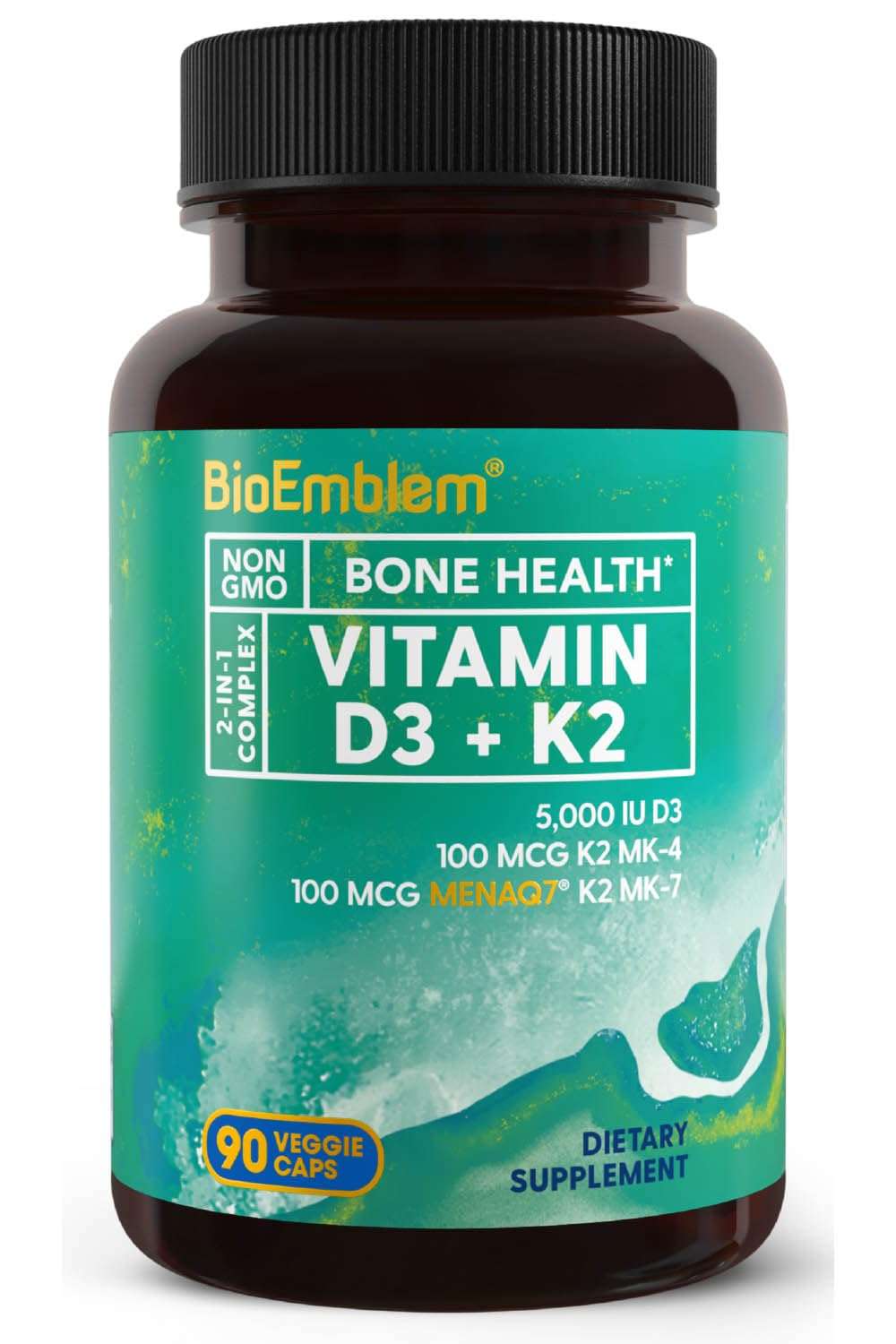 BioEmblem Triple Magnesium Complex and Vitamin D3 K2 and Women's Multivitamin 6