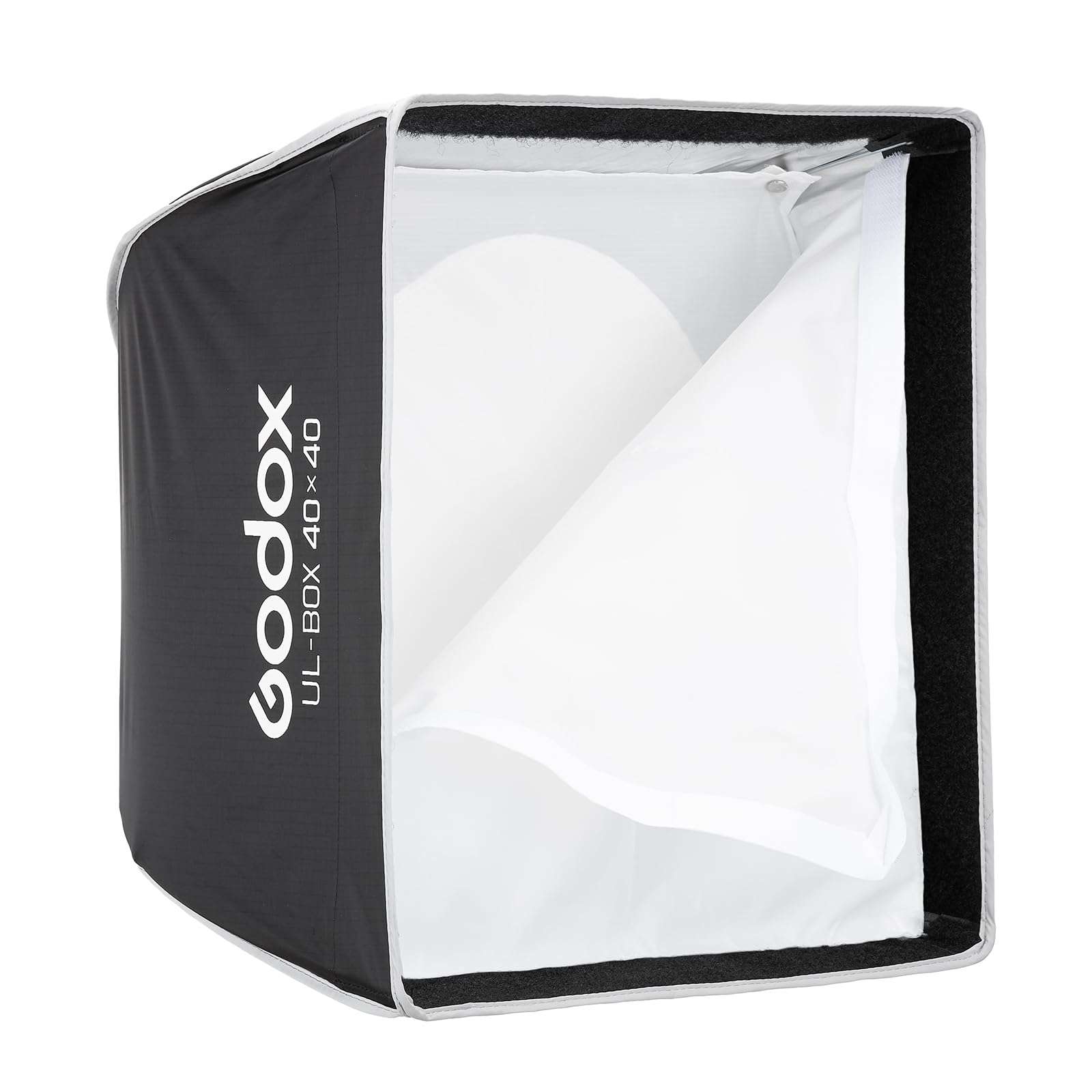Godox UL Series 16"x16" / 40x40cm Quick Release Ultra-Fold Softbox with Bowens Mount, Compact Mini Square Softbox for Fill Light, Macro & Small Product Photography, Compatible with Godox V1, AD200 5