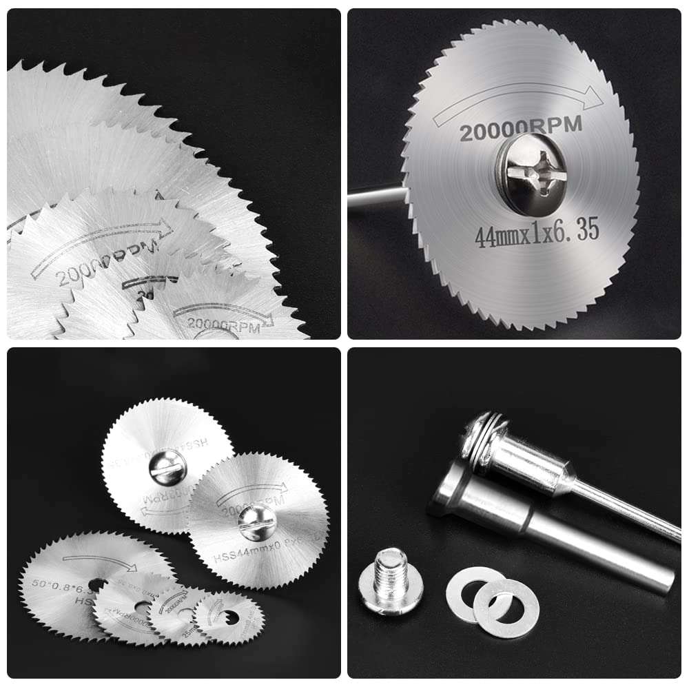 Diy Crafts 12461 8907 0.5-3.2mm Brass Drill Chuck Collet Bits 4.3mm Shank Rotary Tools, Multicolor, 10 Piece 6