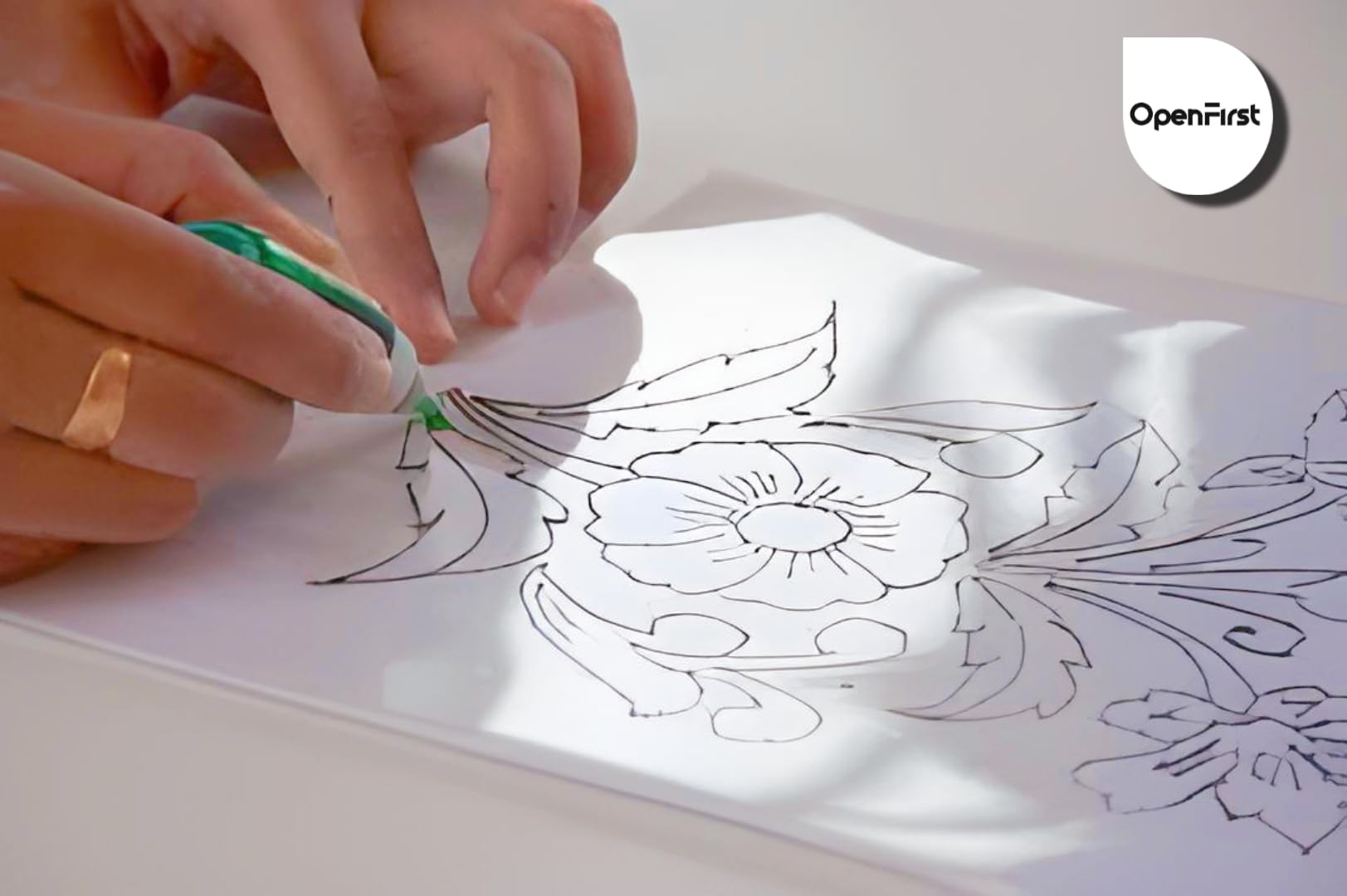 OpenFirst® A3 Size OHP Sheets Transparent Glossy Film 120 Micron, Pack of 25 Sheets for Tracing Paper Art and Craft 3