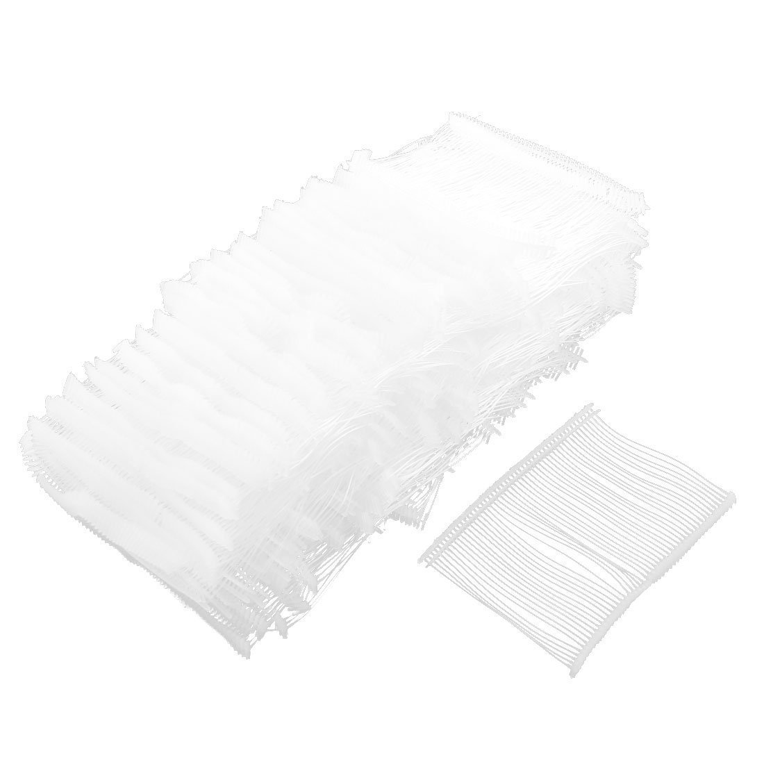 Ubersweet® Imported Clothes Shoes PP Tag Pins Fasteners 65mm Long 5000 Pcs Clear White