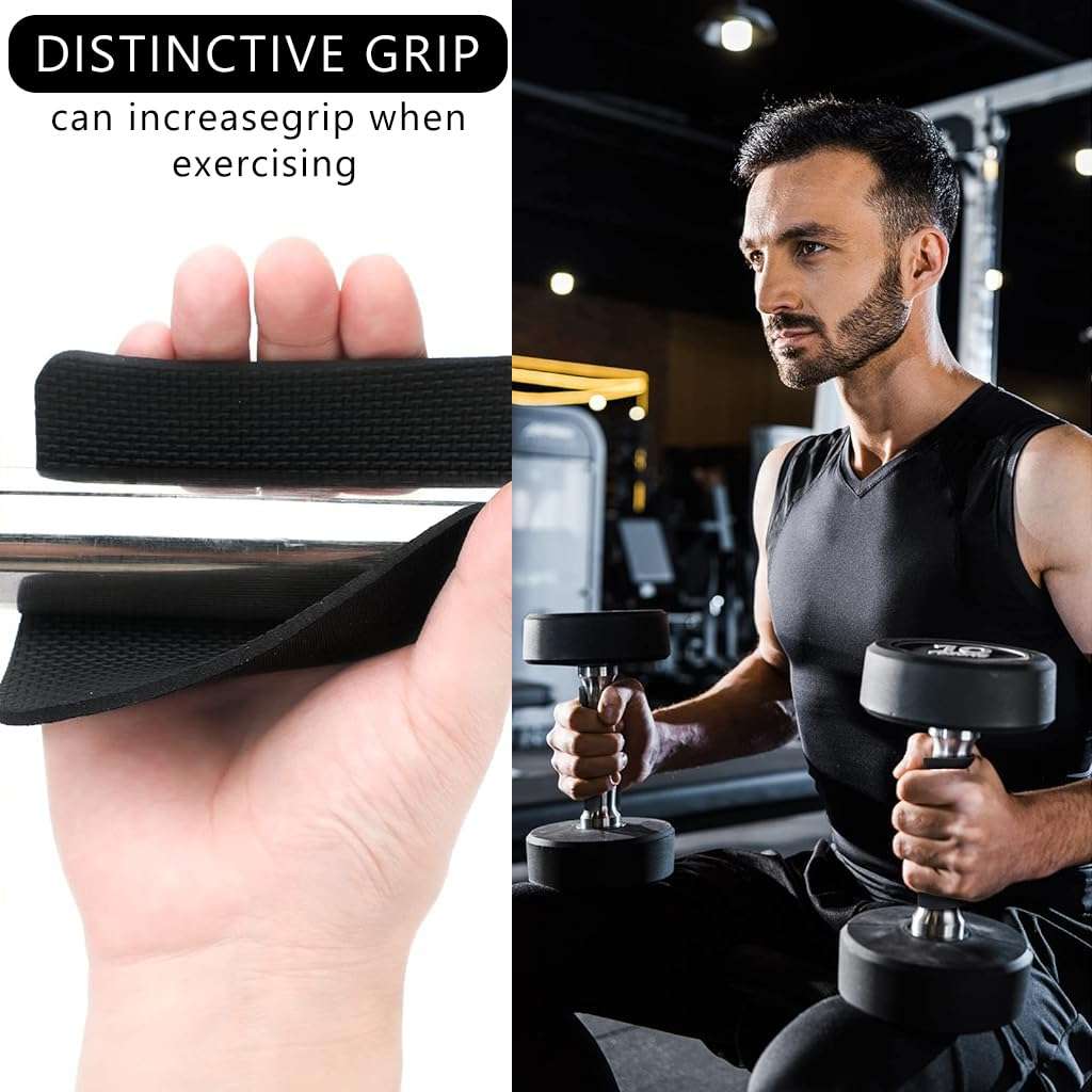 Proberos® 10Pcs Weight Lifting Grip Pads, Sports Weightlifting Gym Grips Pads Hand Training Bar Straps Wrap Gloves, Hand Grips for Pull Ups, Gym Gloves for Functional Fitness Gloves-Neoprene 4