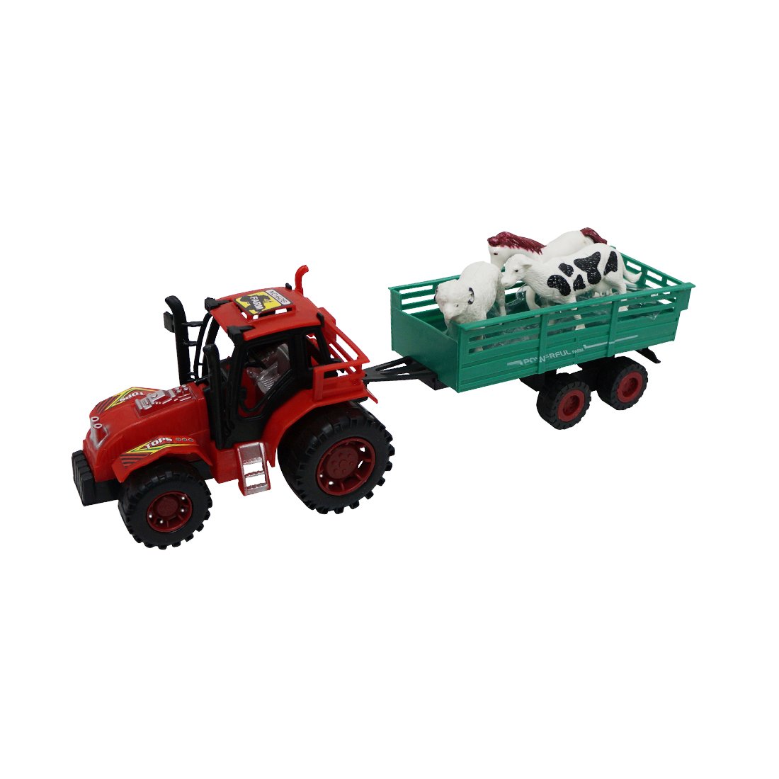 Muren Peepal Shop Hot Farmer Cor Tractor with Three Animals by 5