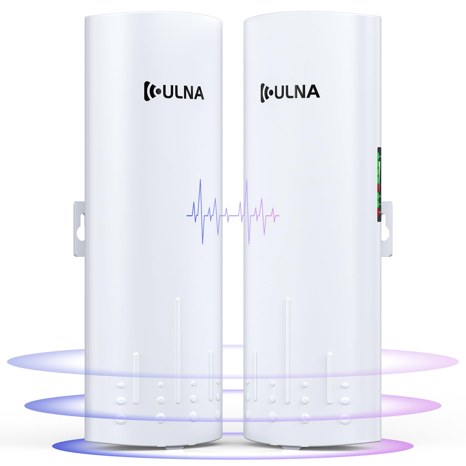 Wireless Bridge, WiFi Bridge Point to Point Outdoor, 5.8GHz 1Gbps CPE with 100/1000Mbps, 3km Range/16dBi/IP65 Waterproof, Plug and Play, Extend Wi-Fi to Far Locations, Ideal for Garage,Farm,Building 1