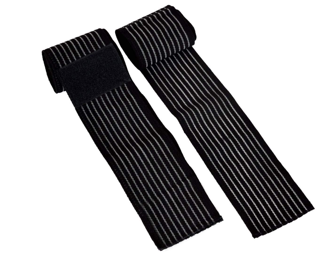 Hitmax Weightlifting Knee Wraps for Cross Training, Squats, Powerlifting, Weightlifting, Gym Workout Men & Women (1 Pair) Free Size 3