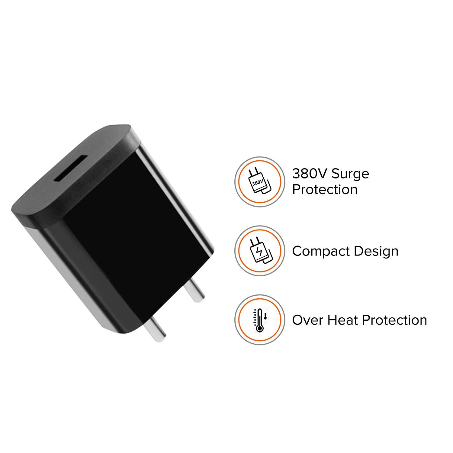 5W to 18W Charger for Sam-Sung Galaxy S22 Plus / S 22 Plus Charger Original Adapter Like Wall Charger | Mobile Charger | Fast Charger | Android USB Charger With 1 Meter USB Type C Charging Data Cable (3 Amp, TMI14, Black) 4