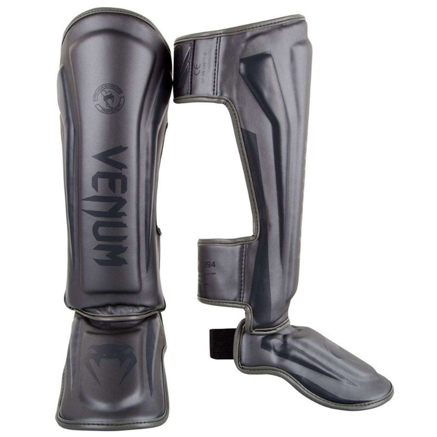 Venum Elite Standup Shin Guards Matte/Black - M 6