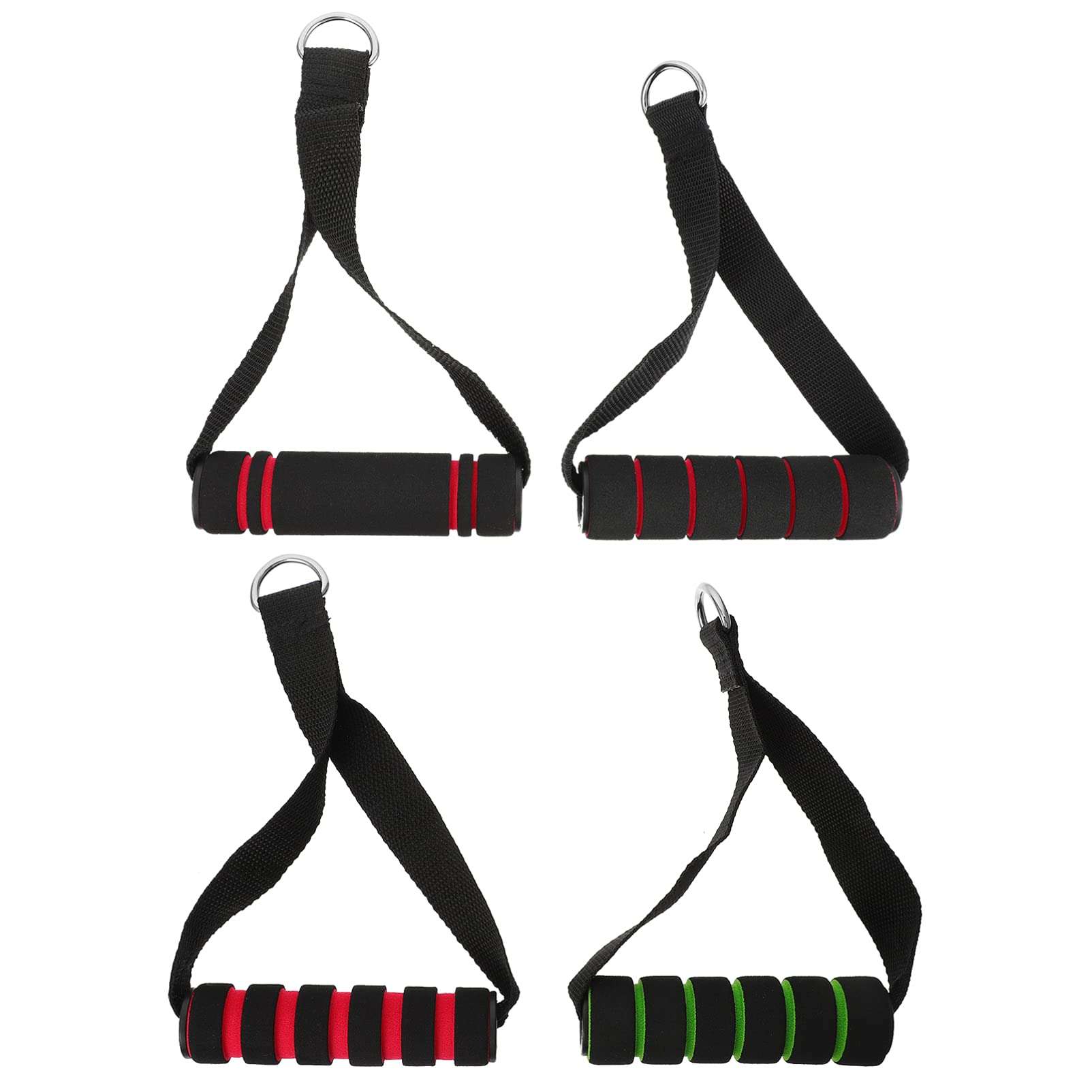 BESPORTBLE 4pcs Foam Handle Home Resistance Band Heavy Duty Fitness Handle Fitness Grip DIY Fitness Equipment Accessories Workout Strap Cable Machine Attachment Exercise Handle Grip 1