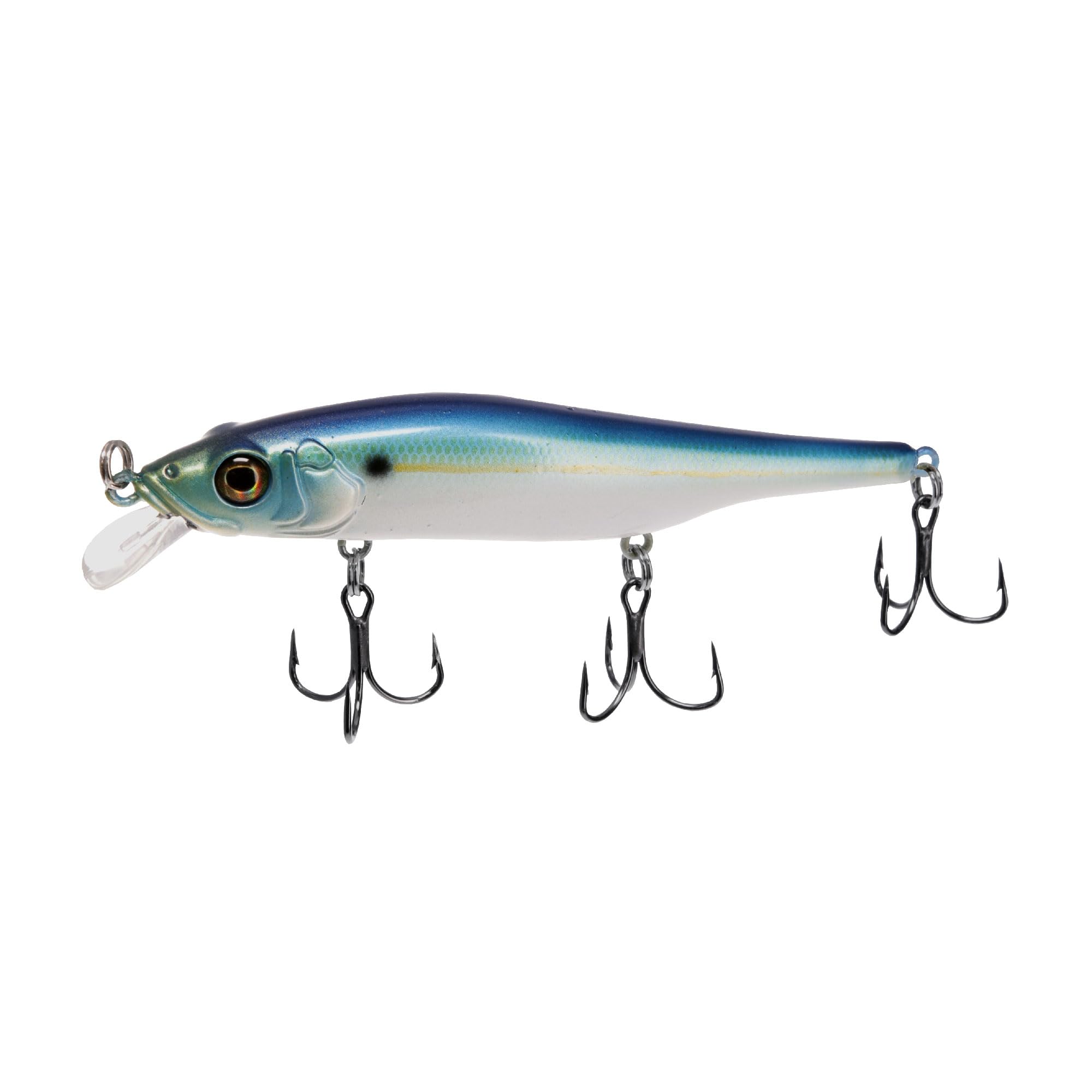 Bill Lewis Scope-Stik 120 Sinking 7ft+ Jerkbait Fishing Lifelike Freshwater & Saltwater Lure with Mustad UltraPoint Triple Grip Hooks, THREADFIN 2.0 1