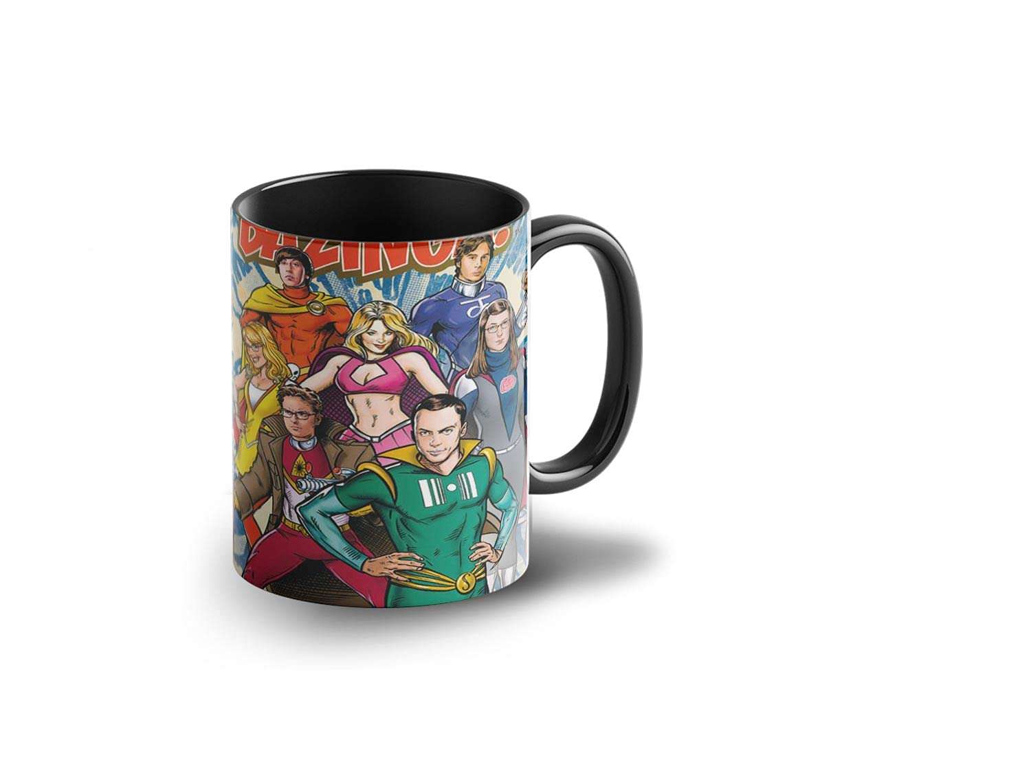 Lightning Hammerz Bazinga Coffee Mug with Print | The Big Bang Theory Printed Mugs | Sheldon Coffee Mugs | Gift for Friends |330ml, Microwave & Dishwasher Safe 1