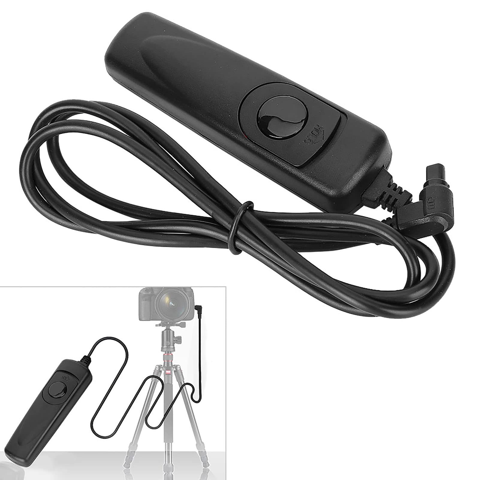 SLR, 3 Shooting Methods 90cm Length Shutter Release Remote Shutter Double Layer Key for 6D Camera 6