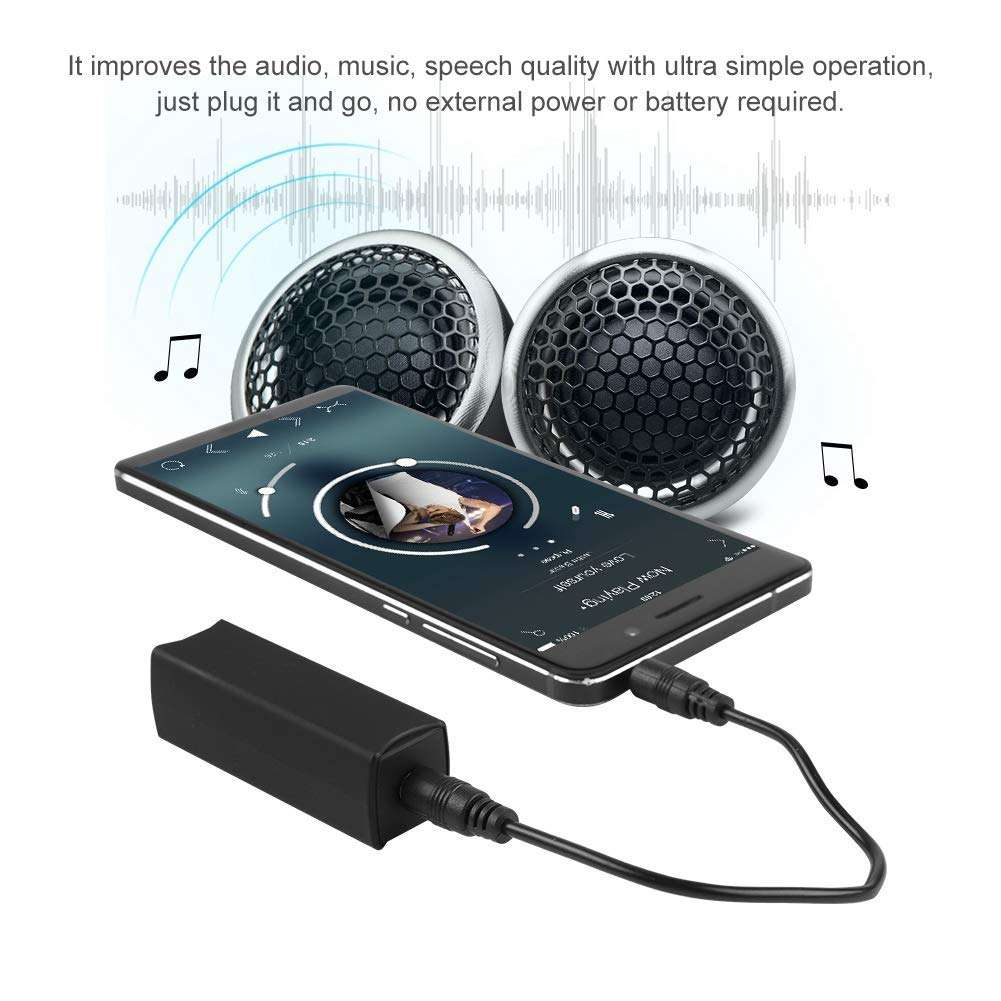 3.5mm Audio Noise Filter, Ground Loop Noise Isolator for Home/car/Computer Stereo Systems 3